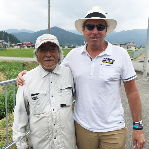 With Local Farmer